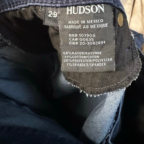 Hudson Women’s Mid-Rise Ankle Jeans distressed- Size 29 - Picture 8 of 10